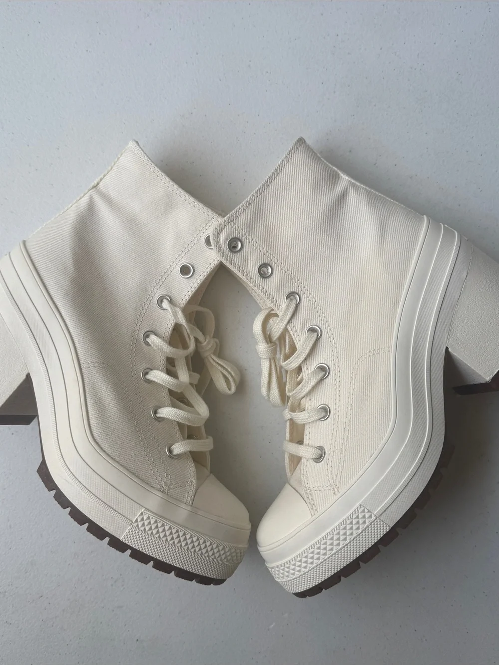 Converse Chuck 70 De Luxe Heel Shoes Egret Sneaker Unisex W 9.5 M 7.5 A05348C - Picture 7 of 16